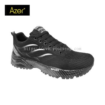 MEN LACE COMFORT SPORT SHOE (S 02-BK) (PX.X)