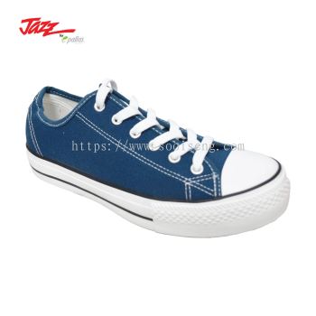 KIDS LACE UP BLACK SCHOOL SHOE (402-0333-B)(ML.X)