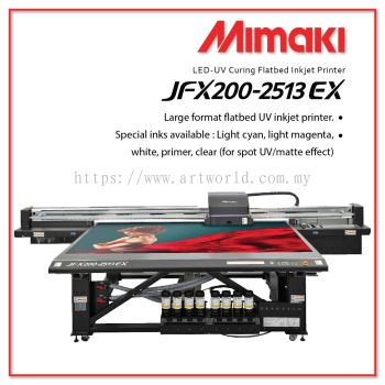 UV Inkjet Large Format Flatbed Printer Mimaki JFX200-2513 Ex