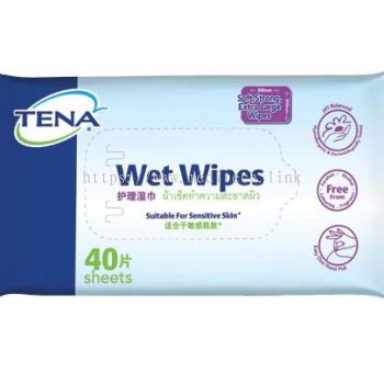 TENA Wet Wipes 40's