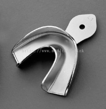 Impression Tray Lower Full-Denture (XS) (Code:125)