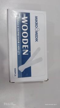 Mikro Medik Wooden Tongue Depressor 100 Pcs