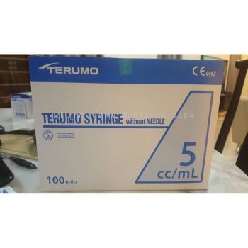 Terumo Syringe Without Needle 5 cc/ml 100 Unit