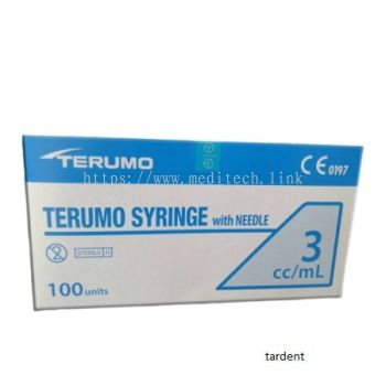 Terumo Syringe Without Needle 3 cc/ml 100 Units