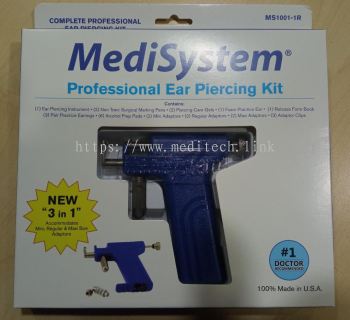 MediSystem Professional Ear Piercing Kit '' 3in 1 ''