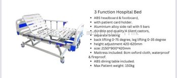 3 Function Hospital Bed 