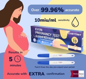 Evin Pregnancy Test Urine Pregnancy Test Ujian Kehamilan
