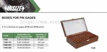 BOXES FOR PIN GAUGES 