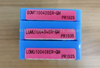 KYOCERA MILLING INSERTS- SOMT100420ER-GM / PR1525 & LOMU100404/08ER-GM / PR1525