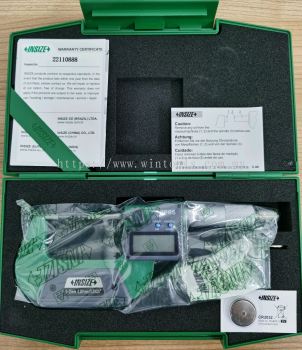 IP65 DIGITAL SPLINE MICROMETER, RANGE: 0-25MM/0-1" (3533-25BA)