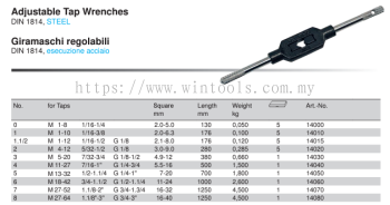 STEEL ADJUSTABLE TAP WRENCH