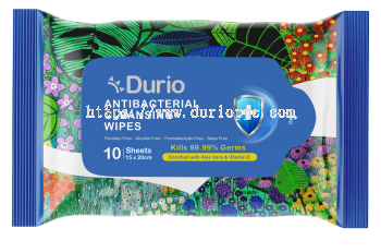 Durio Antibacterial Cleansing Wipes