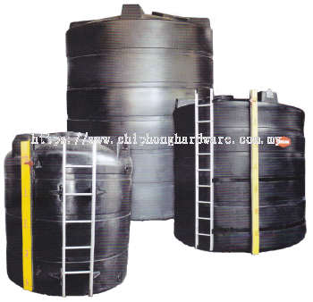 KOSSAN Polyethylene (PE) Cylindrical Closed Top Tanks