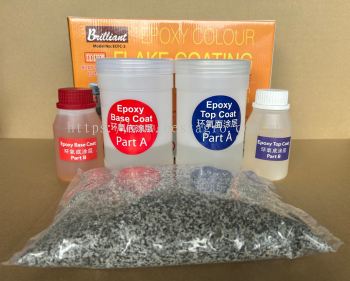 DIY Epoxy Colour Flake Coating Set - 42 Flake Colors Available." (For Toilet Floor leaking, Antislip surface, Waterproof, No hacking Required) - Brilliant Supplies Sdn Bhd