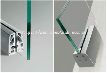 Balcony Glass Railing System & Handrail