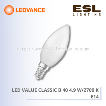 LEDVANCE LED VALUE CLASSIC B 40 4.9 W/2700 K E14 - 4058075625037