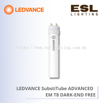 LEDVANCE SUBSTITUBE ADVANCED EM T8 DARK-END FREE G13 17.5W - 4058075421608 / 4058075421585 / 4058075421561