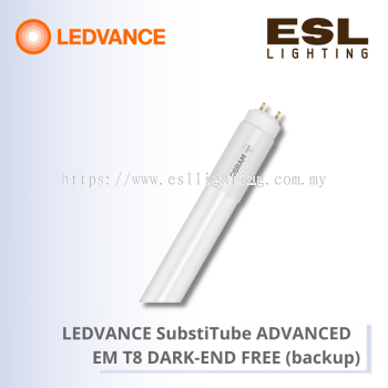 LEDVANCE SUBSTITUBE ADVANCED EM T8 DARK-END FREE (BACK-UP) - 4058075710610 / 4058075710597 / 4058075710573