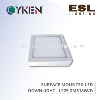 LYKEN Surface Mounted LED DOWNLIGHT - L225-SMS18W / L223-SMS18D