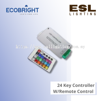 ECOBRIGHT 24 Key Controller with Remote Control - 24ARGB-24KRC