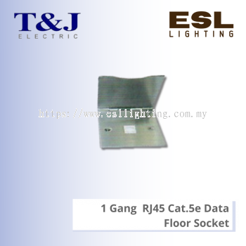  T&J 1 Gang RJ45 Cat.5e Data Floor Socket - CM8501PCM-WSS