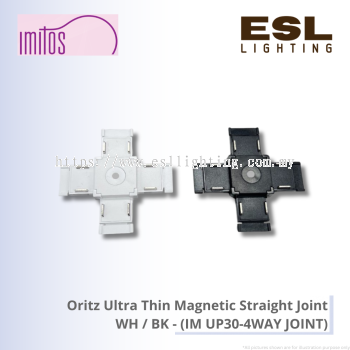 IMITOS Oritz Ultra Thin Magnetic Straight Joint WH / BK - IM UP30-4WAY JOINT