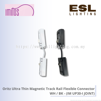 IMITOS Oritz Ultra Thin Magnetic Track Rail Flexible Connector WH / BK - IM UP30-I JOINT