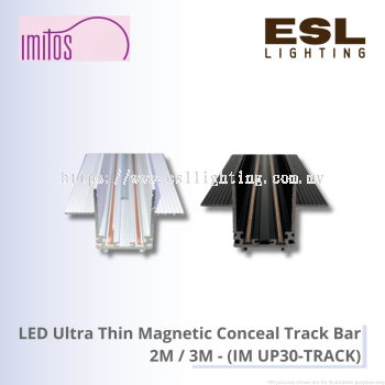 IMITOS Oritz Ultra Thin Magnetic Track Rail Flexible Connector WH / BK - IM UP30-L JOINT