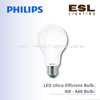 PHILIPS LED Ultra Efficient Bulb 4W - A60 Bulb