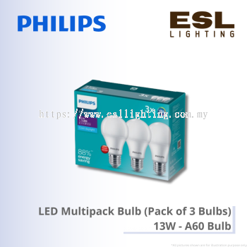 PHILIPS LED Ultra Efficient Bulb 4W - A60 Bulb