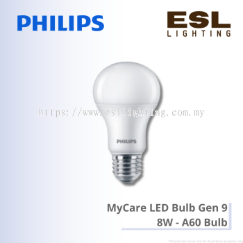 PHILIPS MyCare LED Bulb Gen 9 8W - A60 Bulb