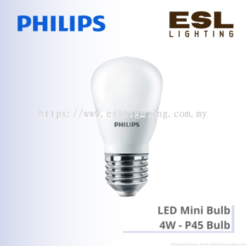 PHILIPS LED Mini Bulb 4W - P45 Bulb