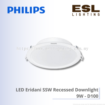 PHILIPS LED Eridani SSW Recessed Downlight 9W - D100