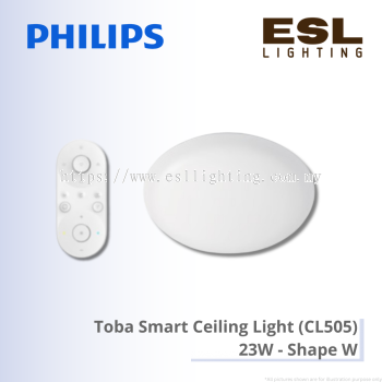 Philips Toba Smart Ceiling Light (CL505) 23W - Shape S