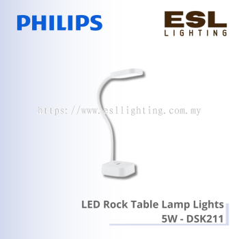 PHILIPS LED Rock Table Lamp Lights (Mini Series) 5W - DSK211
