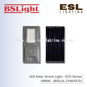 BSLight LED Solar Street Light (ECO Series) 1000W - BSSLSL-2100/ECO IP65 [SIRIM]