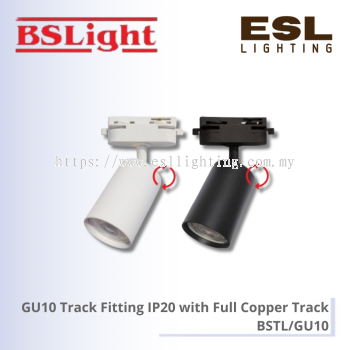 BSLight GU10 Track Fitting IP20 with Full Copper Track  - BSTL/GU10