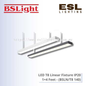 BSLight LED T8 Linear Fixture IP20 1×4 Feet - BSLN/T8 140