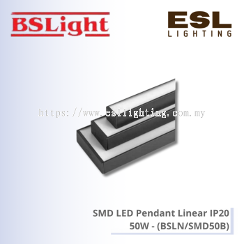 BSLight SMD LED Pendant Linear IP20 50W - BSLN/SMD50B
