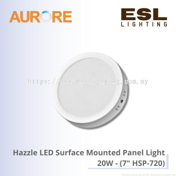 AURORE Hazzle LED Surface Mounted Panel Light 20W - 7" HSP-720 [SIRIM]