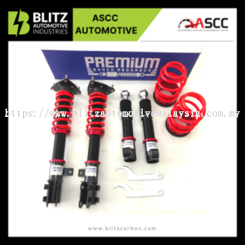 PREMIUM P6 Honda City TMO 2008 – 2013 High Low Soft Hard 32 Steps Adjustable Shock