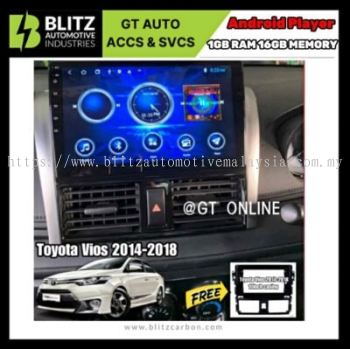 Toyota Vios 2014-2018 Android Player 1GB RAM 16GB MEMORY Free Vios Casing 10inch And PnP Socket