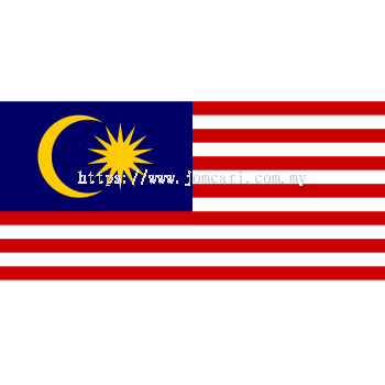 Malaysia Flag 3'x 6', Material Polymesh