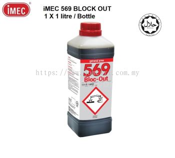 IMEC 569 Bloc Out, Acidic Drain Opener, Halal, 1Litre/bottle