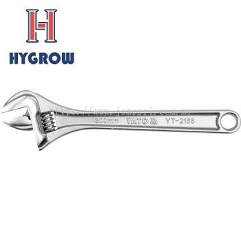 YT-2166 ADJUSTABLE WRENCH 200 MM