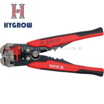 YT-2270 UNIVERSAL WIRE STRIPPER & RATCHET CRIMPING PLIERS 205 MM