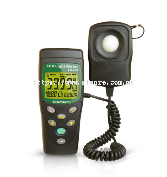 TENMARS TM-209  LUX/FC LED Light Meter