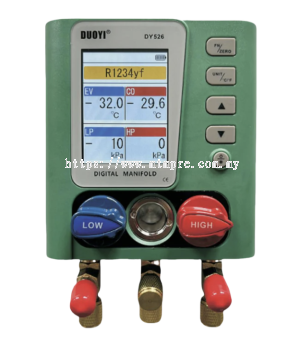 DUOYI DY526A Wireless Digital Ball Valve Manifold Gauge