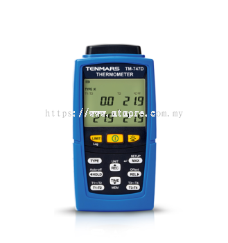 TENMARS TM-747D   4-channel Thermometer