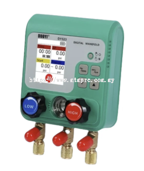 DUOYI DY523 Wholesale oem Refrigeration Digital manifold supplier. Air Conditioning Temperature Tester Valves Tool